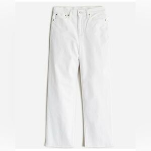 J. Crew Slim wide-leg jean in white wash